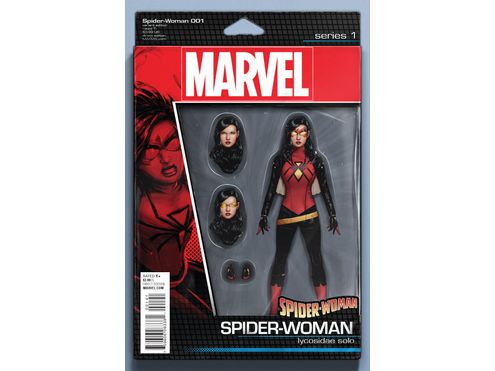 Comic Books Marvel Comics - Spider-Woman 001 - Action Figure Cover - 5248 - Cardboard Memories Inc.