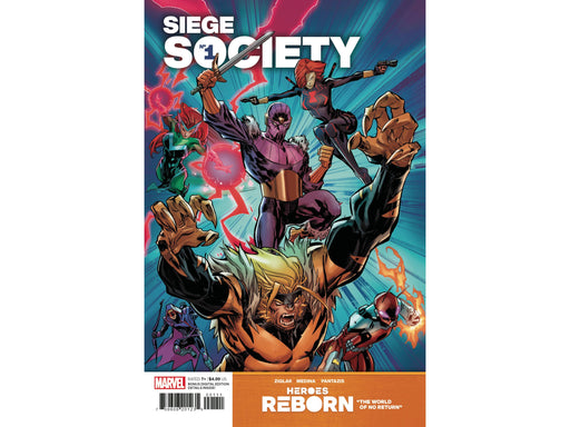Comic Books Marvel Comics - Heroes Reborn Siege Society 001 (Cond. VF-) - 11446 - Cardboard Memories Inc.