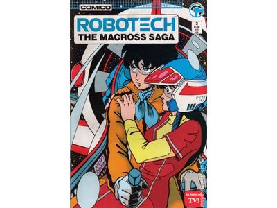 Comic Books Comico - Robotech The Macross Saga (1985-1989) 003 (Cond. FN/VF) - 13715 - Cardboard Memories Inc.