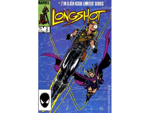 Comic Books Marvel Comics - Longshot (1985 Limited Series) 002 (Cond. FN) - 15997 - Cardboard Memories Inc.