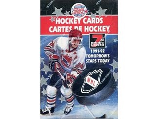 Sports Cards 7th Inning Sketch - 1991-92 - Hockey - Tomorrows Stars Today - Hobby Box - Cardboard Memories Inc.
