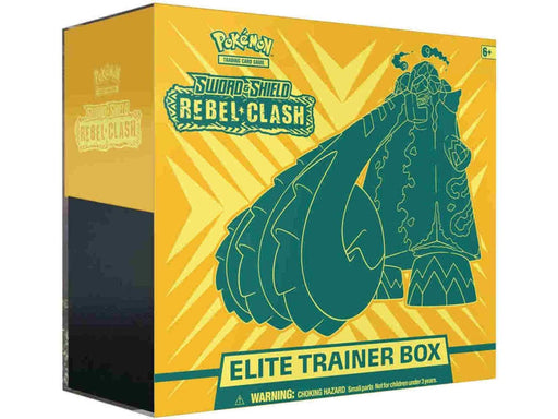 Trading Card Games Pokemon - Sword and Shield - Rebel Clash - Elite Trainer Box - Cardboard Memories Inc.