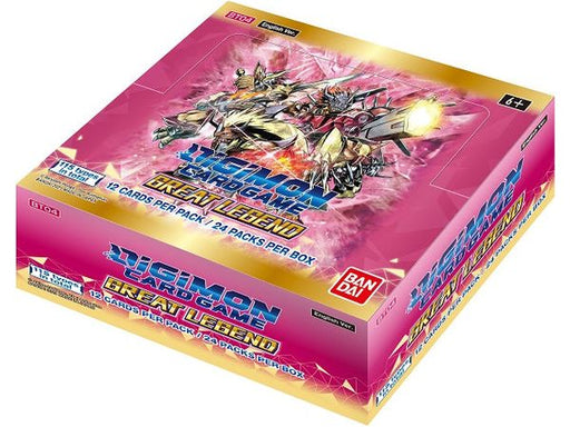 collectible card game Bandai - Digimon - Great Legend - Booster Box - Cardboard Memories Inc.