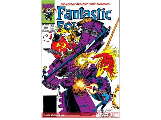 Comic Books Marvel Comics - Fantastic Four 344 - 6393 - Cardboard Memories Inc.