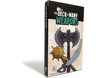 Role Playing Games The Deck of Many - Dungeons and Dragons - 5th Edition - The Deck of Many - Weapons - Cardboard Memories Inc.