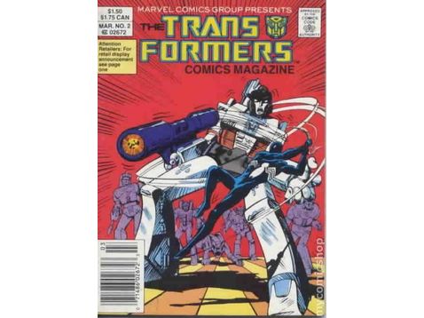 Comic Books, Hardcovers & Trade Paperbacks Marvel Comics - Transformers Comic Magazine Digest (1987) 002 (Cond. VF-) - 14660 - Cardboard Memories Inc.