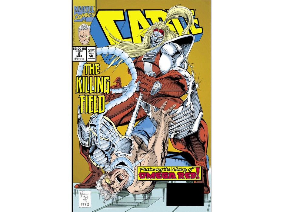 Comic Books Marvel Comics - Cable (1993 1st Series) 009 (Cond. FN/VF) - 12998 - Cardboard Memories Inc.