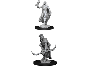 Role Playing Games Wizkids - Dungeons and Dragons - Unpainted Miniature - Nolzurs Marvellous Miniatures - Elf Male Ranger - 90141 - Cardboard Memories Inc.