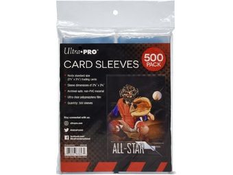 Supplies Ultra Pro - Soft Sleeves - Penny Card Sleeves - Package of 500 - Cardboard Memories Inc.