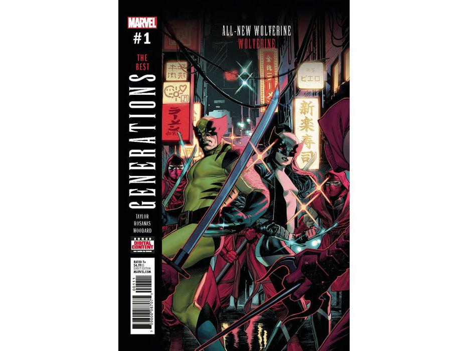 Comic Books Marvel Comics - Generations Wolverine and All-New Wolverine (2017) 001 (Cond. FN-) - 0983 - Cardboard Memories Inc.