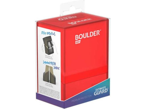Supplies Ultimate Guard - Boulder Deck Case - Ruby - 60 - Cardboard Memories Inc.