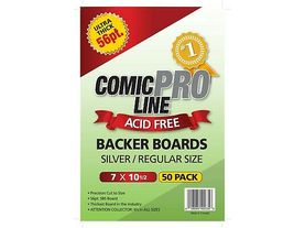 Supplies Coast To Coast - Silver/Regular Boards - Package of 50 - Cardboard Memories Inc.