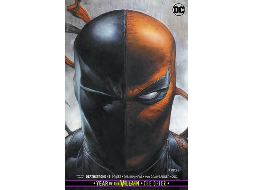 Comic Books DC Comics - Deathstroke 045 - Card Stock Variant Edition YOTV The Offer - 2471 - Cardboard Memories Inc.