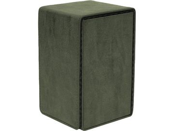 Supplies Ultra Pro - Deck Box - Alcove Tower - Suede Collection - Emerald - Cardboard Memories Inc.