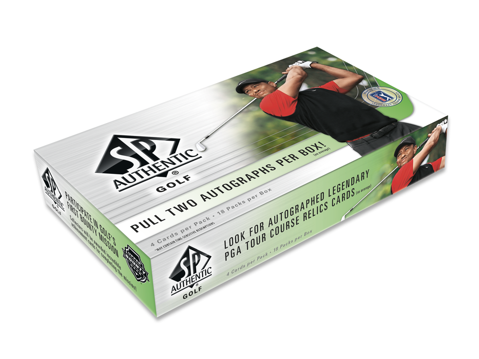 Sports Cards Upper Deck - 2021 - Golf - SP Authentic - Trading Card Hobby Box - Cardboard Memories Inc.