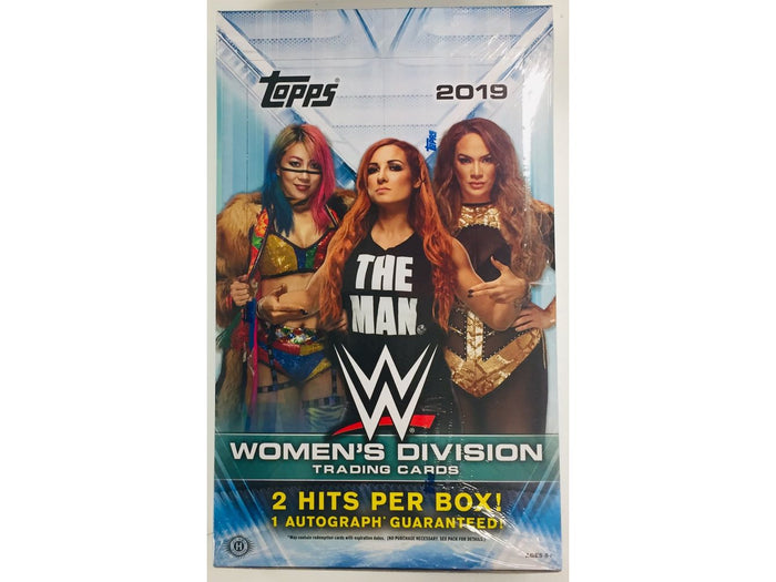 Sports Cards Topps - 2019 - WWE Wrestling - Womens Division - Hobby Box - Cardboard Memories Inc.