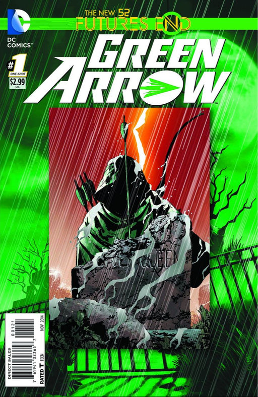 Comic Books DC Comics - Future's End Green Arrow (2014) 001 - Cover B Non-Lenticular Variant Edition (Cond. FN+) - 4258 - Cardboard Memories Inc.