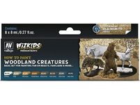Paints and Paint Accessories Acrylicos Vallejo - Wizkids - Woodland Creatures - Premium Set - Cardboard Memories Inc.