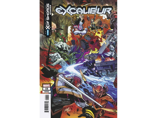 Comic Books Marvel Comics - Excalibur 015 - Connecting Variant Edition - XOS (Cond. VF-) - 11903 - Cardboard Memories Inc.