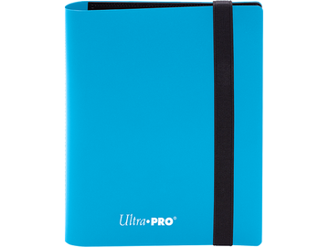 Supplies Ultra Pro - 2 Pocket - Eclipse Pro-Binder - Sky Blue - Cardboard Memories Inc.