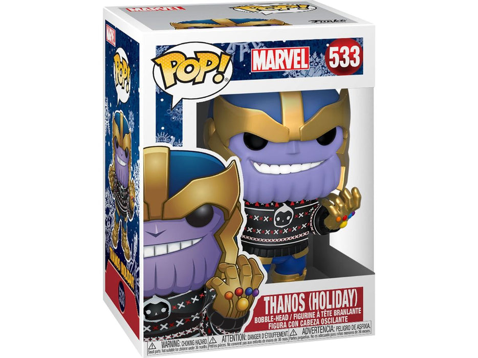 Action Figures and Toys POP! - Marvel - Holiday Thanos - Cardboard Memories Inc.