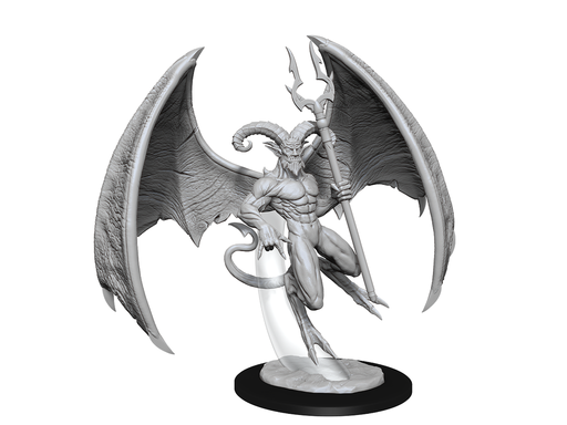 Role Playing Games Wizkids - Dungeons and Dragons - Unpainted Miniature - Nolzurs Marvellous Miniatures - Horned Devil - 90252 - Cardboard Memories Inc.