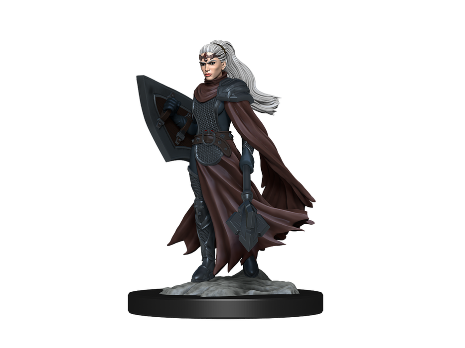 Role Playing Games Wizkids - Dungeons and Dragons - Unpainted Miniature - Nolzurs Marvellous Miniatures - Kalashtar Cleric Female - 90233 - Cardboard Memories Inc.