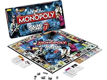 Board Games Usaopoly - Monopoly - The Rolling Stones Collectors Edition - Cardboard Memories Inc.