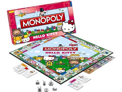 Board Games Usaopoly - Monopoly - Hello Kitty - Cardboard Memories Inc.