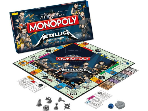 Board Games Usaopoly - Monopoly - Metallica Collectors Edition - Cardboard Memories Inc.