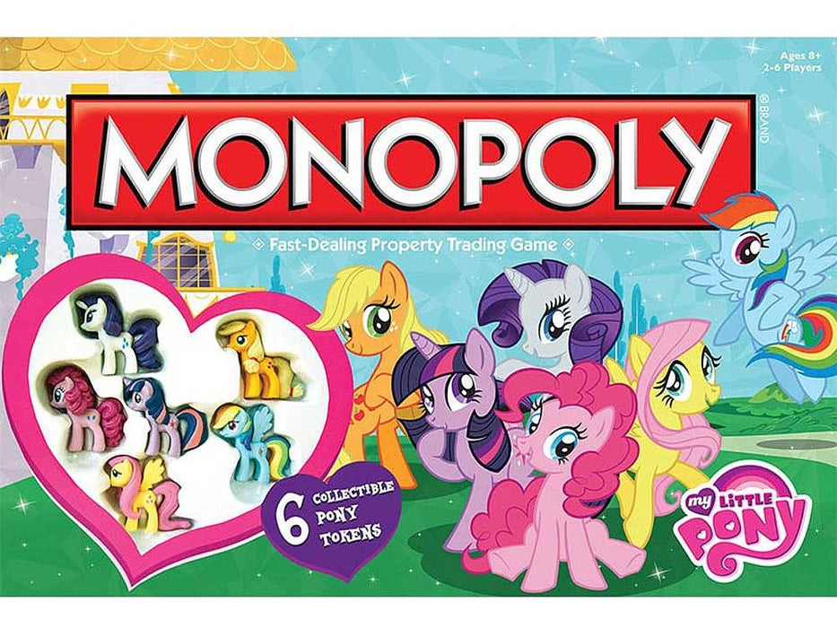 Board Games Usaopoly - Monopoly - My Little Pony Collectors Edition - Cardboard Memories Inc.