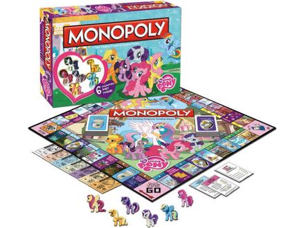 Board Games Usaopoly - Monopoly - My Little Pony Collectors Edition - Cardboard Memories Inc.