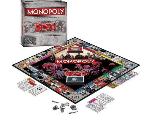 Board Games Usaopoly - Monopoly - Walking Dead Survival Edition - Cardboard Memories Inc.