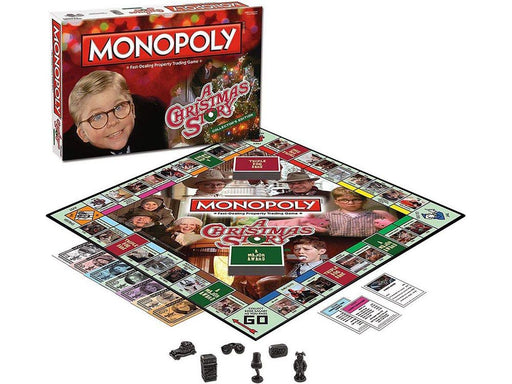 Board Games Usaopoly - Monopoly - A Christmas Story - Cardboard Memories Inc.