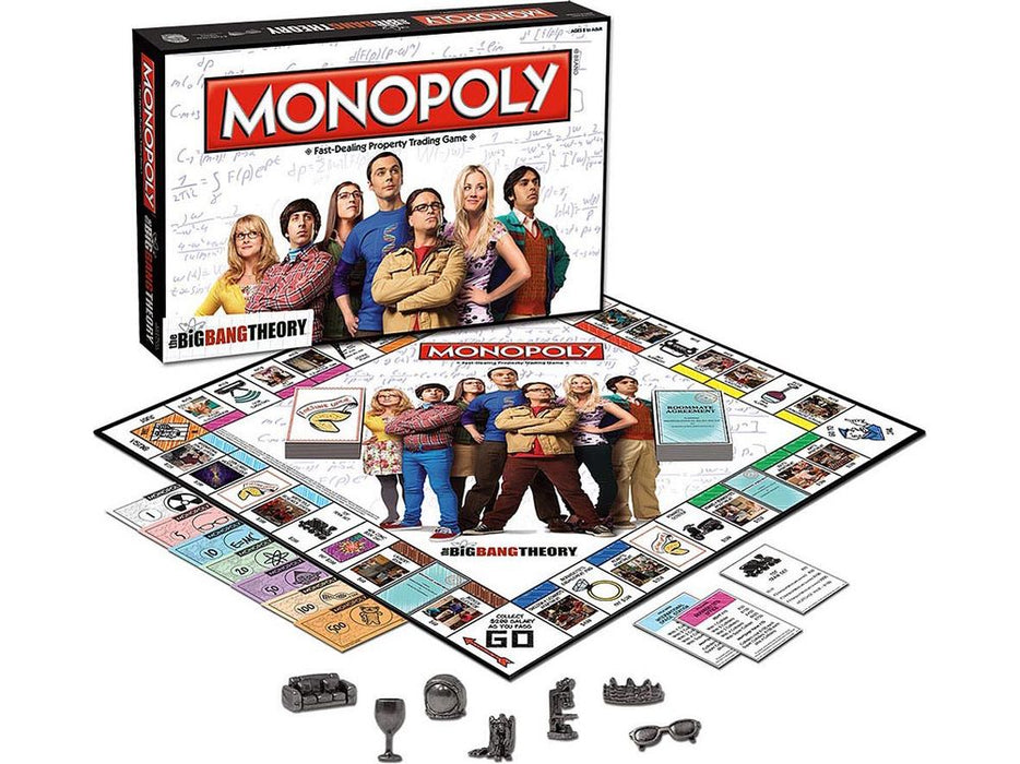Board Games Usaopoly - Monopoly - Big Bang Theory - Cardboard Memories Inc.