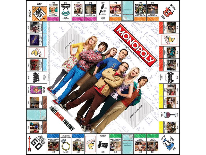 Board Games Usaopoly - Monopoly - Big Bang Theory - Cardboard Memories Inc.