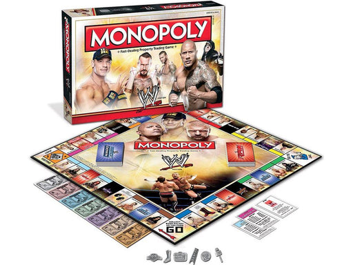 Board Games Usaopoly - Monopoly - WWE Wrestling Edition - Cardboard Memories Inc.