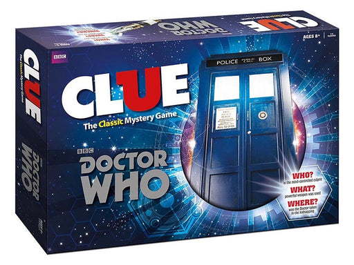 Board Games Usaopoly - Clue - Doctor Who - Cardboard Memories Inc.