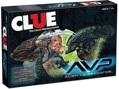 Board Games Usaopoly - Clue - Alien vs Predator - Cardboard Memories Inc.
