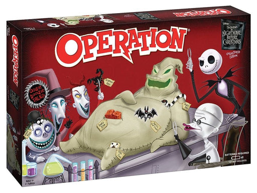 Board Games Hasbro - Operation - Nightmare Before Christmas - Cardboard Memories Inc.