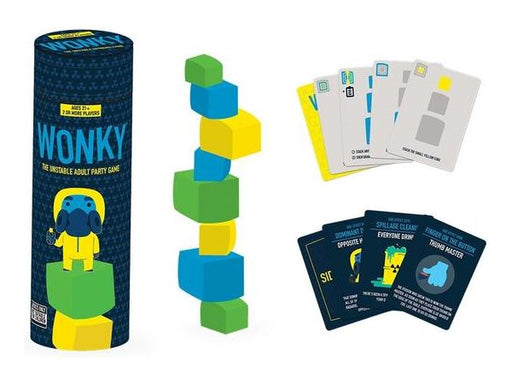 Board Games Usaopoly - Wonky the Unstable Adult Party Game - Cardboard Memories Inc.