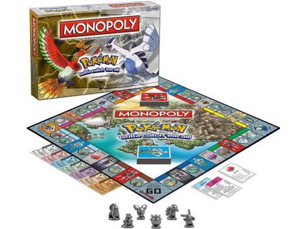 Board Games Usaopoly - Monopoly - Pokemon - Johto Edition - Cardboard Memories Inc.