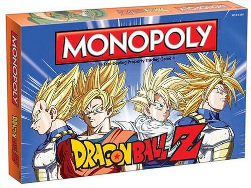 Dice Games Usaopoly - Monopoly - Dragon Ball Z - Cardboard Memories Inc.