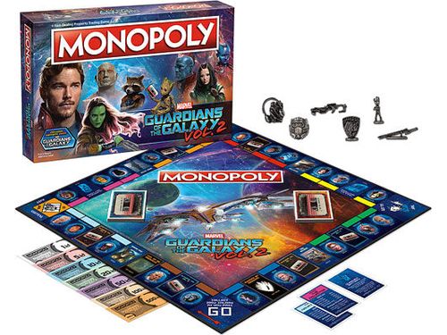 Board Games Usaopoly - Monopoly - Guardians of the Galaxy Volume 2 - Cardboard Memories Inc.