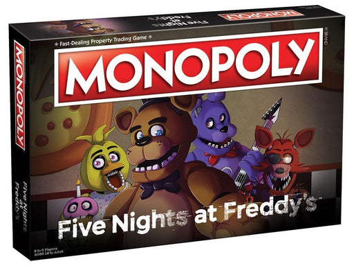 Board Games Usaopoly - Monopoly - Five Nights at Freddys - Cardboard Memories Inc.