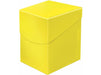 Supplies Ultra Pro - 100+ Deck Box - Lemon Yellow - Cardboard Memories Inc.