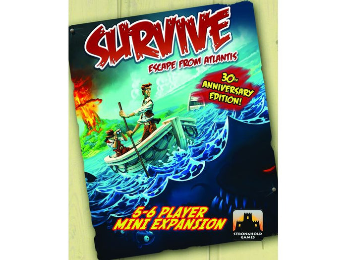 Board Games Stronghold Games - Survive - Escape From Atlantis! - 5-6 Player Mini Expansion - Cardboard Memories Inc.