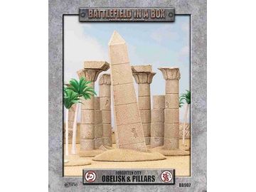 Paints and Paint Accessories Gale Force Nine - Battlefield in A Box - Forgotten City - Obelisk and Pillars - Cardboard Memories Inc.