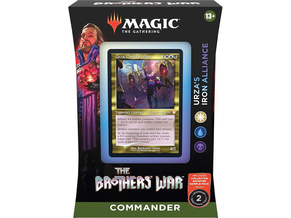 Trading Card Games Magic the Gathering - Brothers War - Commander Deck - Urzas Iron Alliance - Cardboard Memories Inc.