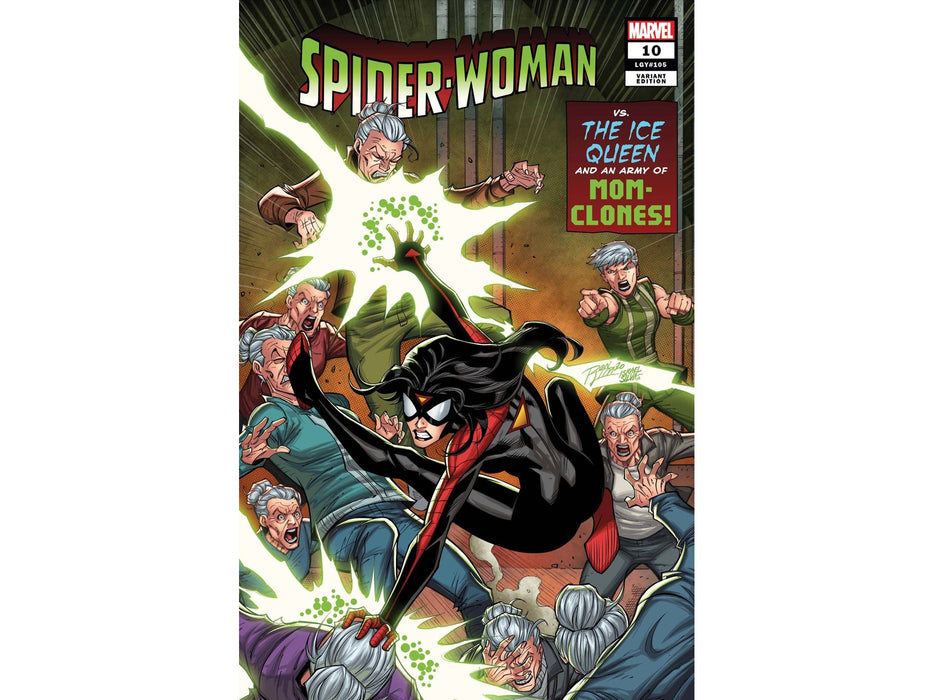 Comic Books Marvel Comics - Spider-Woman 010 - Ron Lim Variant Edition (Cond. VF-) - 11491 - Cardboard Memories Inc.